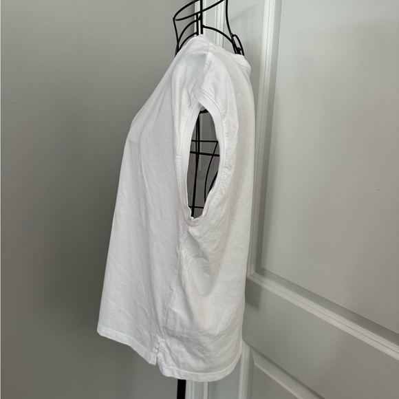 Joie White Basic Tank Top in Size Medium - Picture 3 of 5
